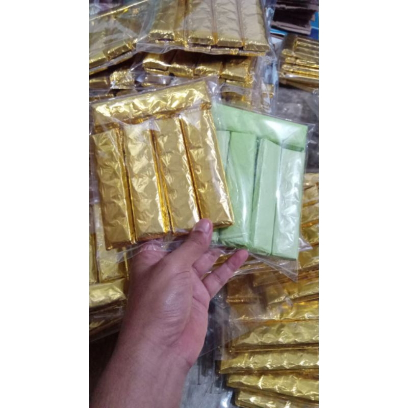 

ADY78 eSQ utuh Cokelat/greentea Foil isi10 (Mede/Almond) + Freepack