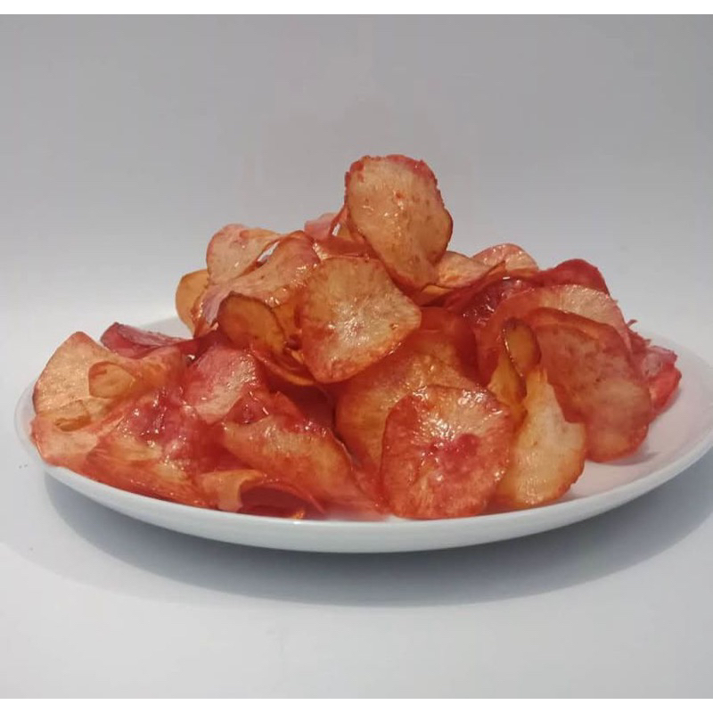 

Keripik Singkong Ubi Pedas Manis Balado Enak 250 gr | 500gr | 1kg