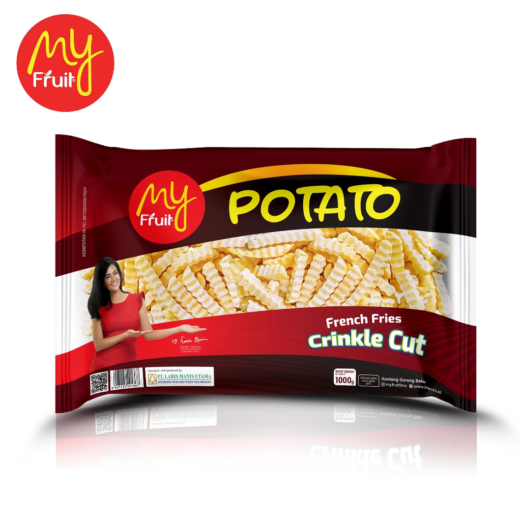 

My Fuit Potato Crinkle Cut 1 Kg