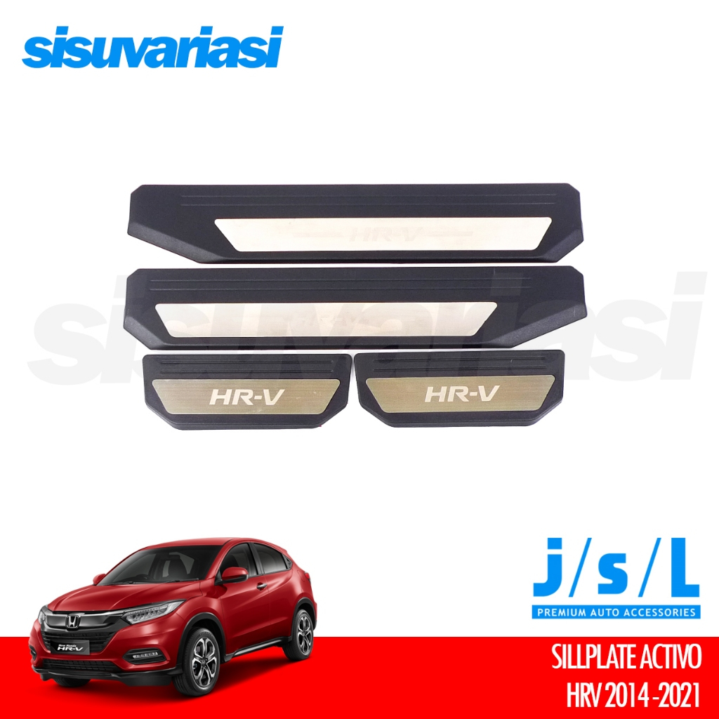 Sill Plate Pintu Samping HRV 2014-2021 Aksesoris Mobil Sillplate JSL