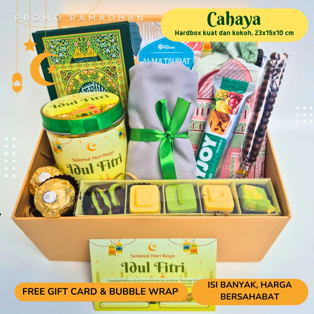 

Hampers Lebaran 2025 Parcel Idul Fitri Eid Mubarak Kue Kering Cahaya Hapunni