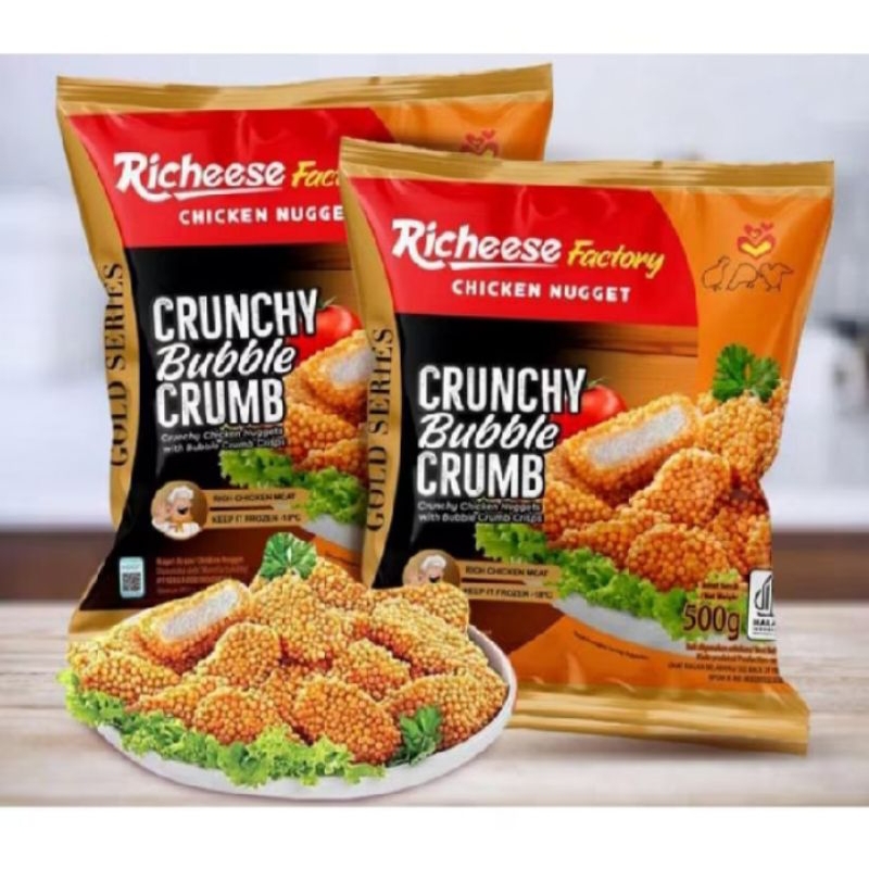

Nuget Richeese Cruncy Bubble Crumb 500 gr
