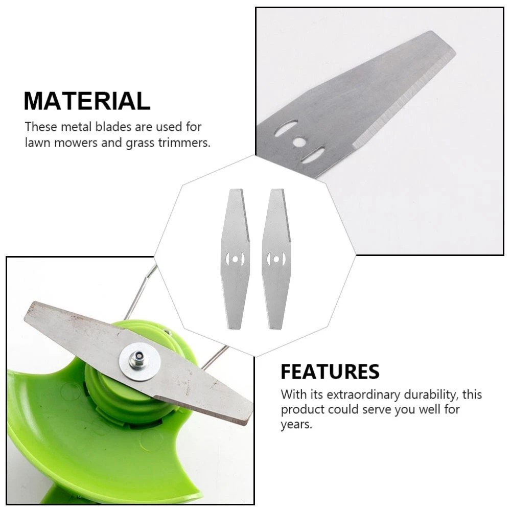 5Pcs Pisau Mesin Potong Rumput/Pisau Potong Rumput/Mata Pisau Mesin Potong Rumput/Pisau Potong