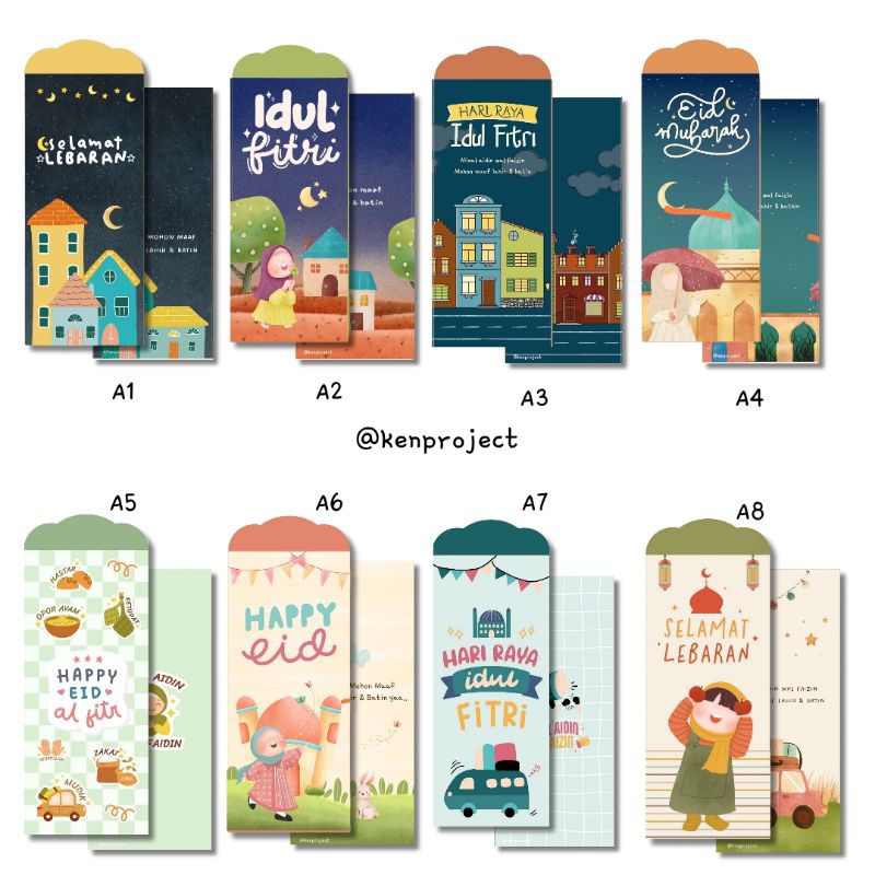 

[Isi 20] Amplop Glossy Angpau Lebaran Tebal Kertas AP150 Size Kecil Cocok Untuk Anak