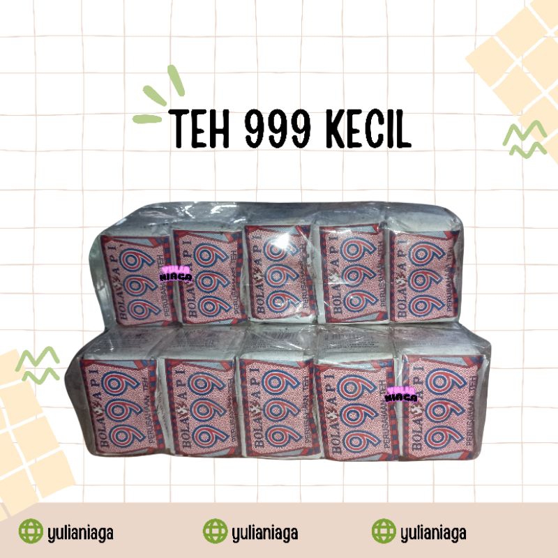 

TEH 999 ASLI PEKALONGAN KECIL 43g - ISI 10Pcs