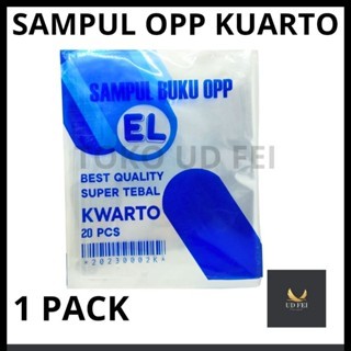 

(1 PACK) sampul OPP KUARTO/ Sampul plastik buku tulis/ Sampul buku plastik