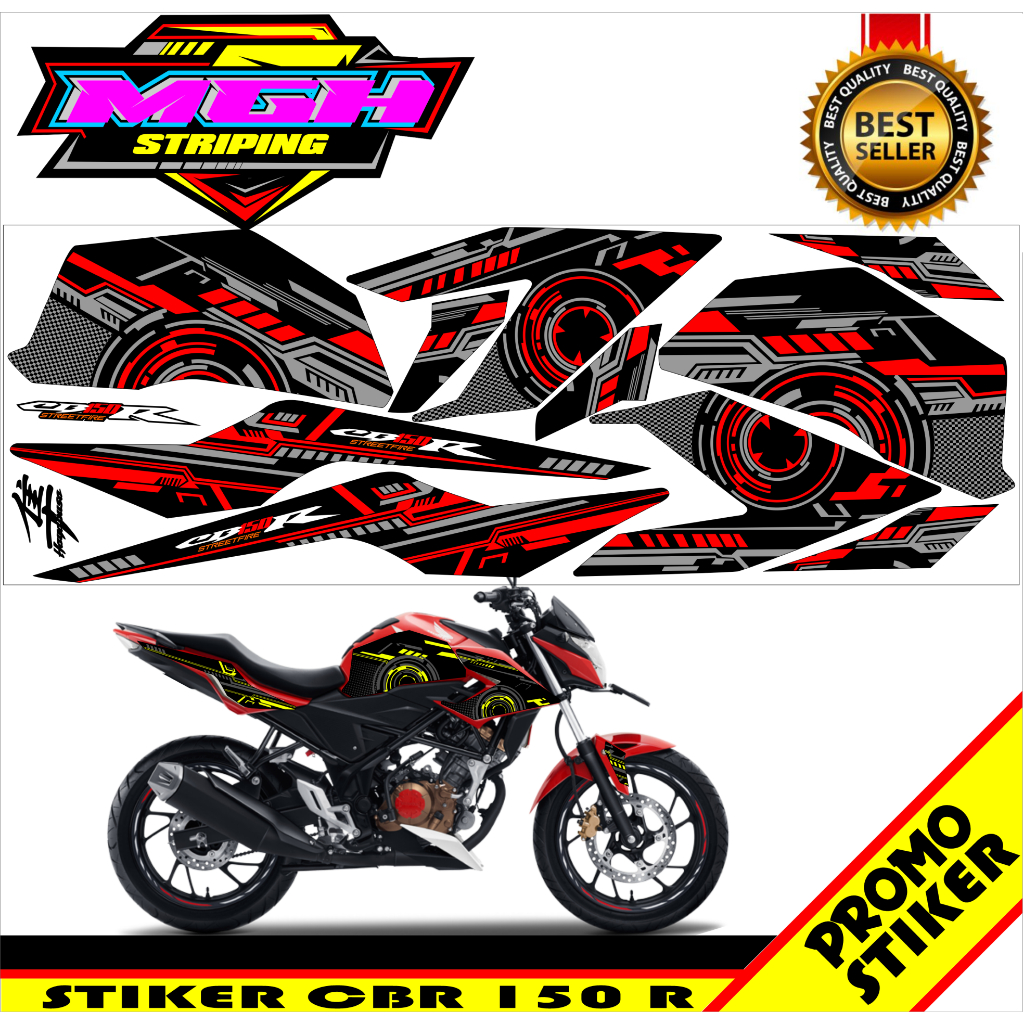 Stiker CB 150 R Motor MHI Striping POLET PLAT BODY CB150 R
