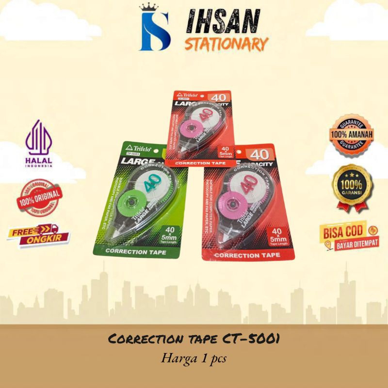 

Correction Tape CT-5001 40M (1 Pcs)