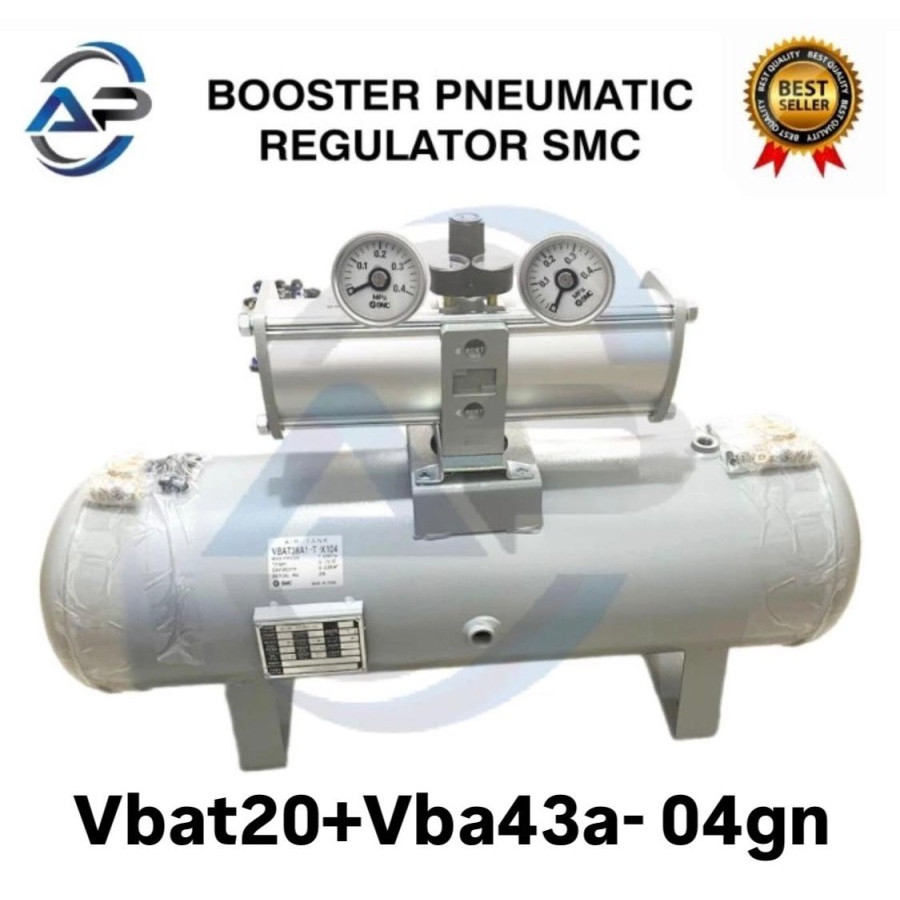 BOOSTER PNEUMATIC REGULATOR SMC VBAT20+VBA43A-04GN TANKI