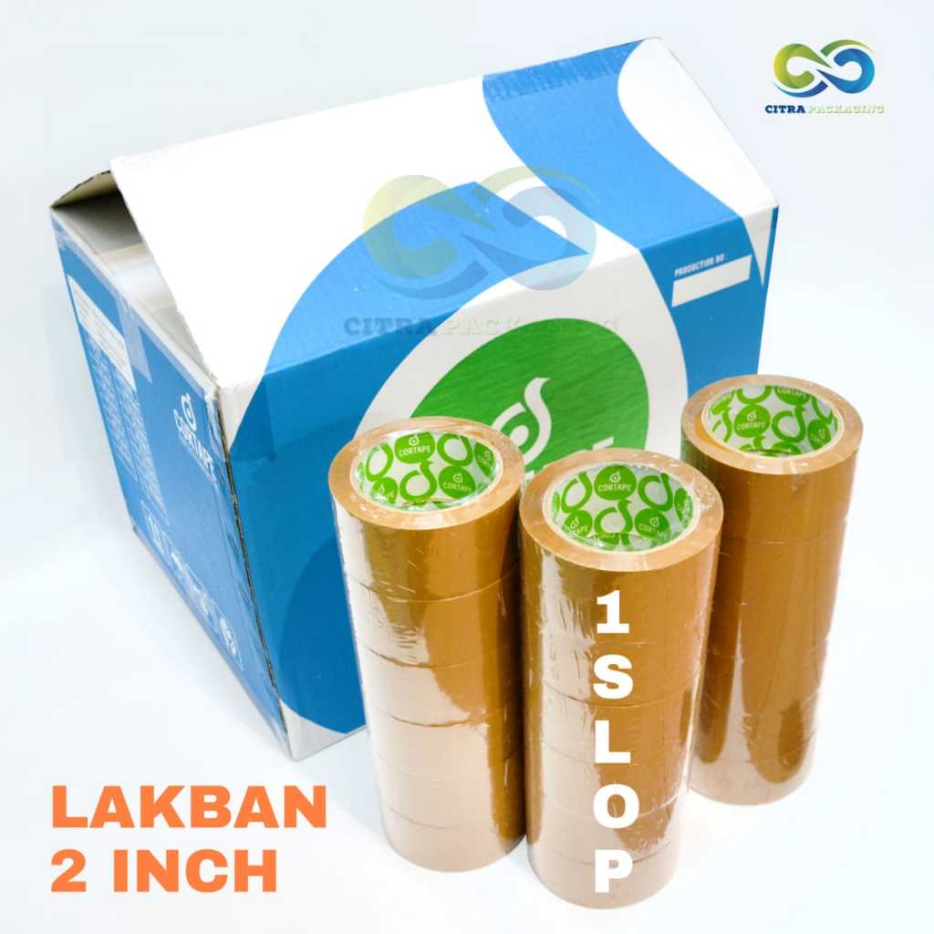 

Lakban 2 inch - 45 mm x 90 Yard - isi 6 pcs