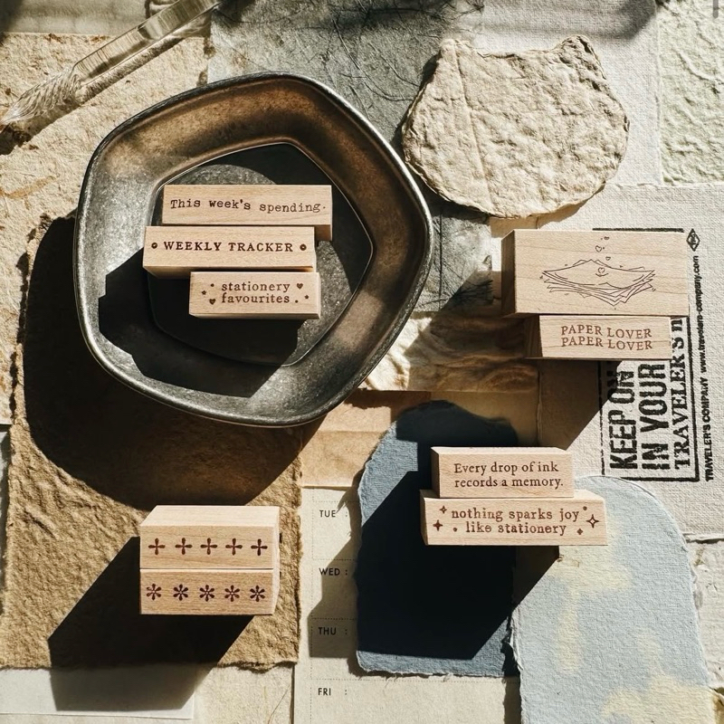 

Penspapersplanner Series 8 Rubber Stamp JunDW