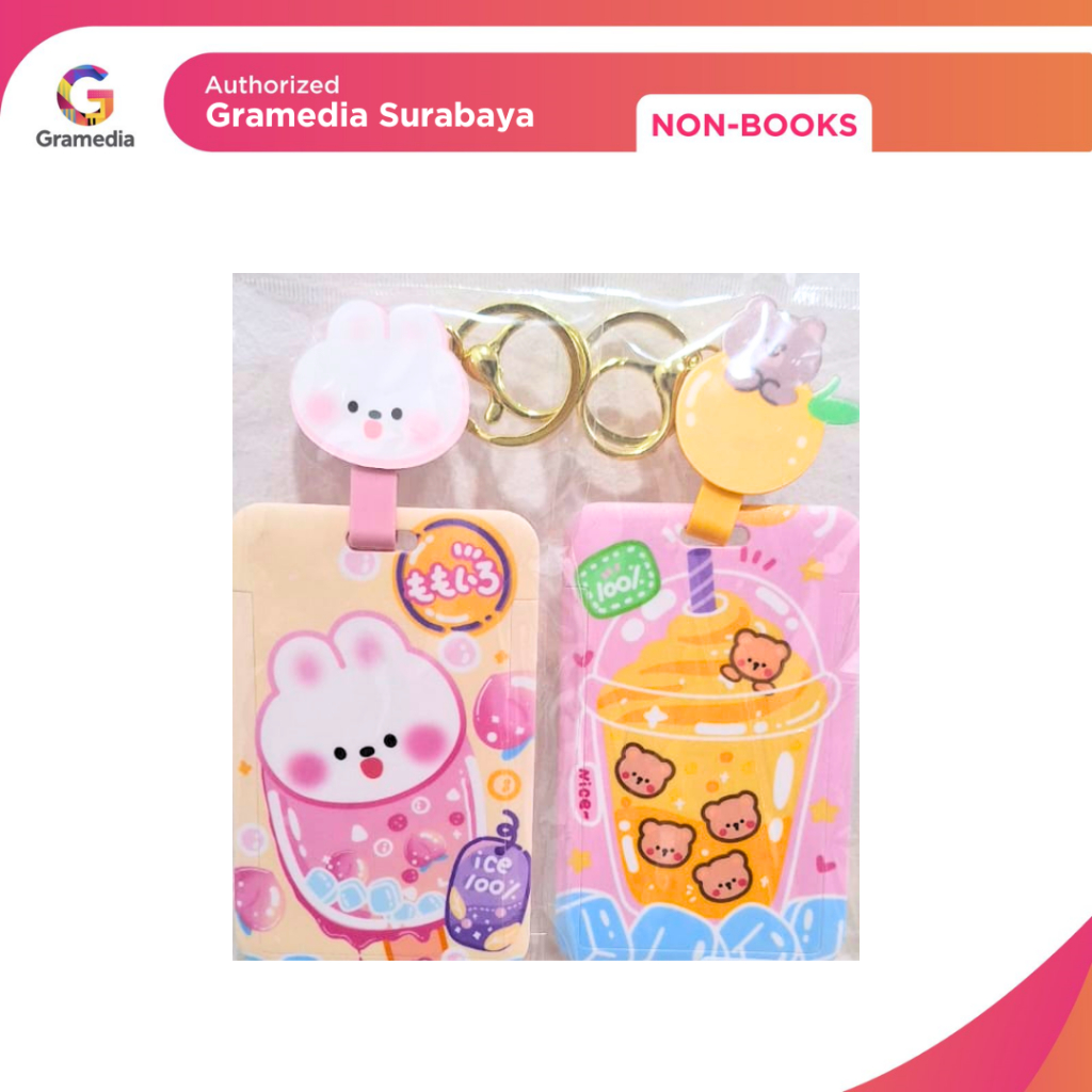 

Gramedia Surabaya - Kako Patisserie Bear Retracatble Card Holder