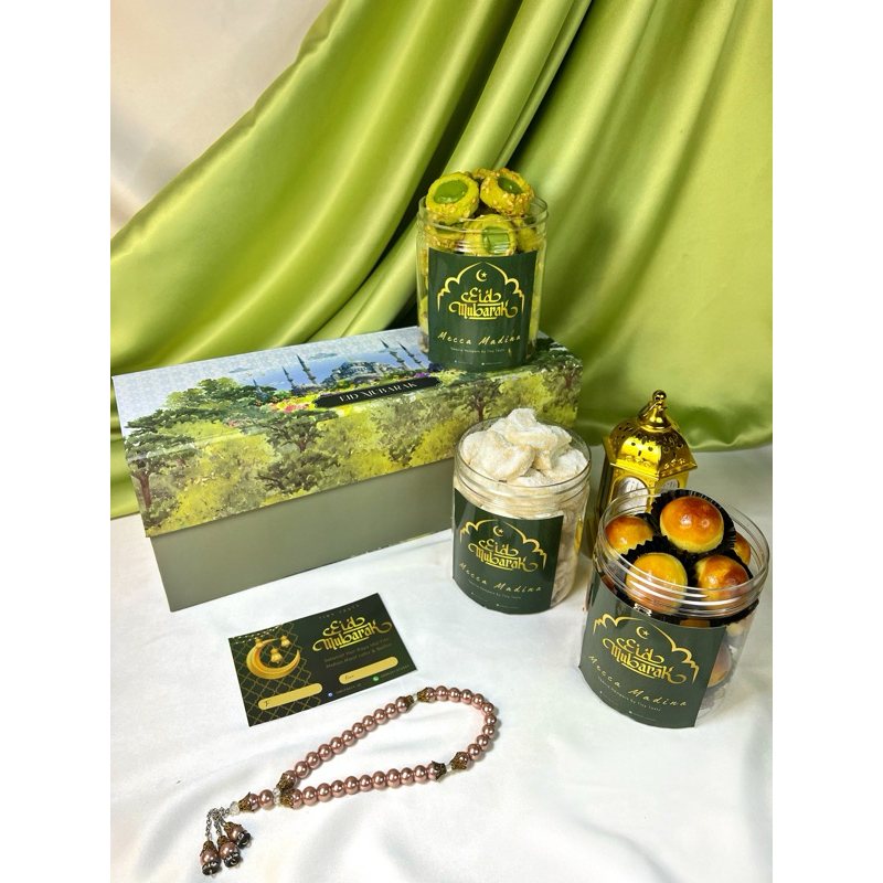 

Hampers Idul Fitri Exclusive Mecca Hampers Nastar Putri Salju Jar 600ML