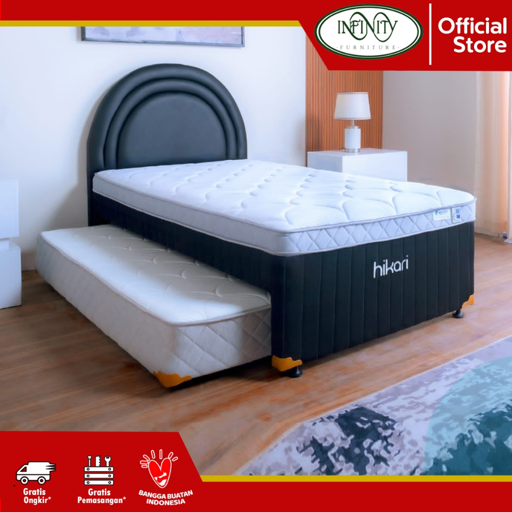OCEAN Spring Bed Set Kasur HIKARI 2 IN 1 120 x 200