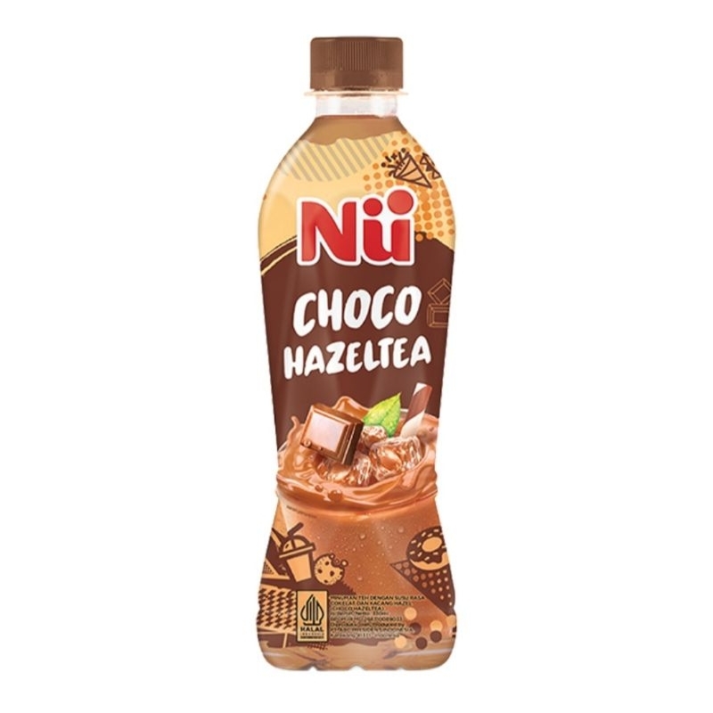 

Nu Choco Hazeltea 330 ml Teh Susu Rasa Coklat