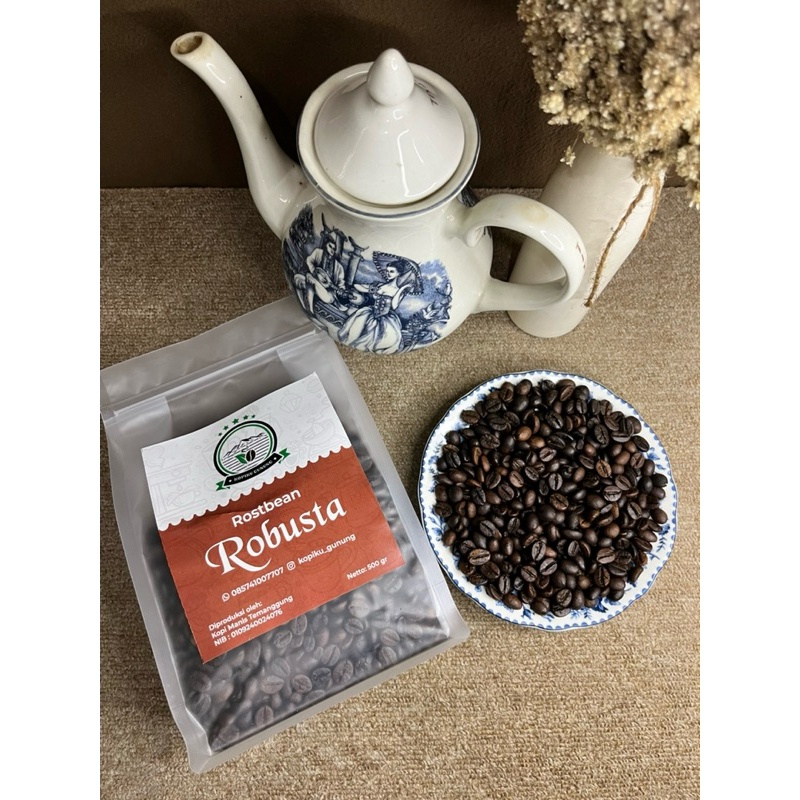 

Biji Kopi Roasting Robusta Temanggung (Roastbean) 500gram