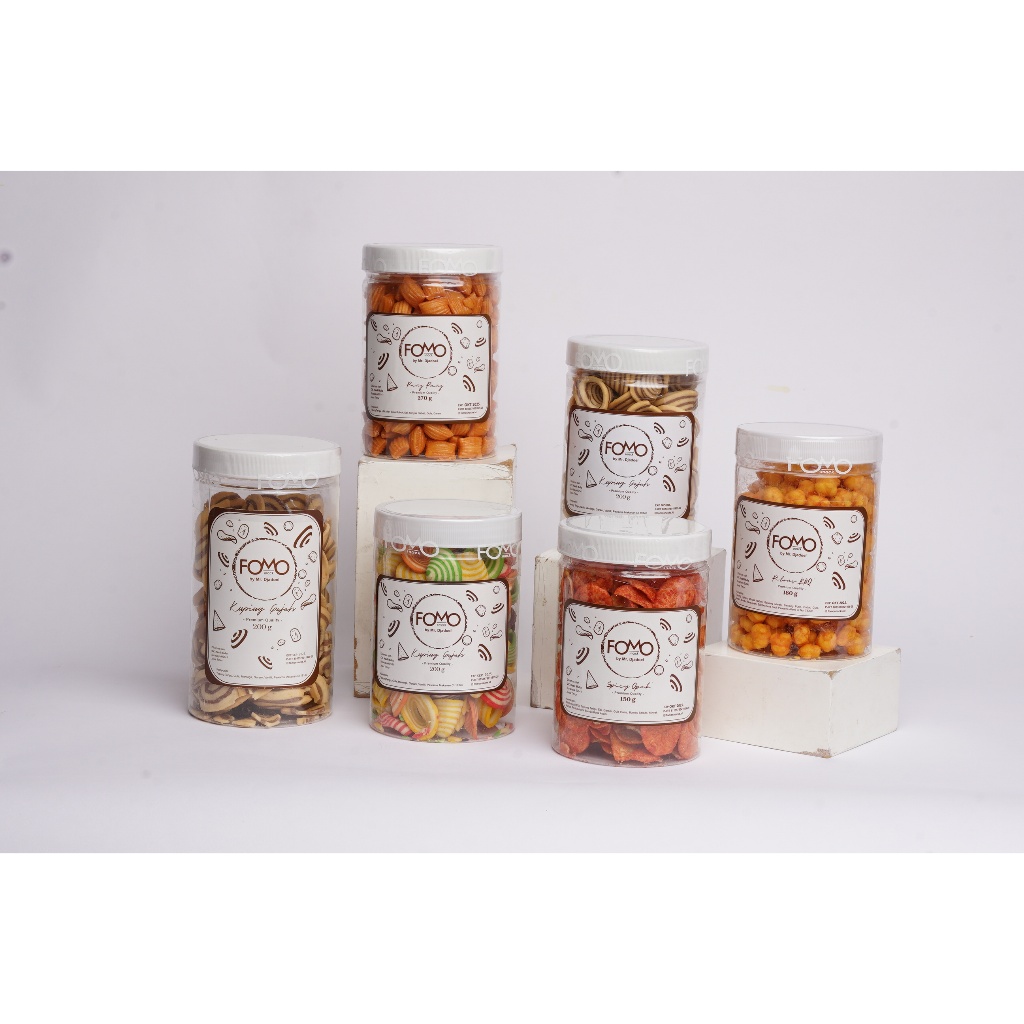 

Snack Jaman Dulu Premium Paket Asik (12 Toples) - Fomo Snack by Mr Djadoel Camilan Jadul