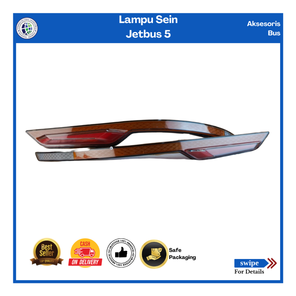 Lampu Bumper Belakang Jetbus 5/Lampu Sein Belakang JB5/FDL Bus Jetbus 5