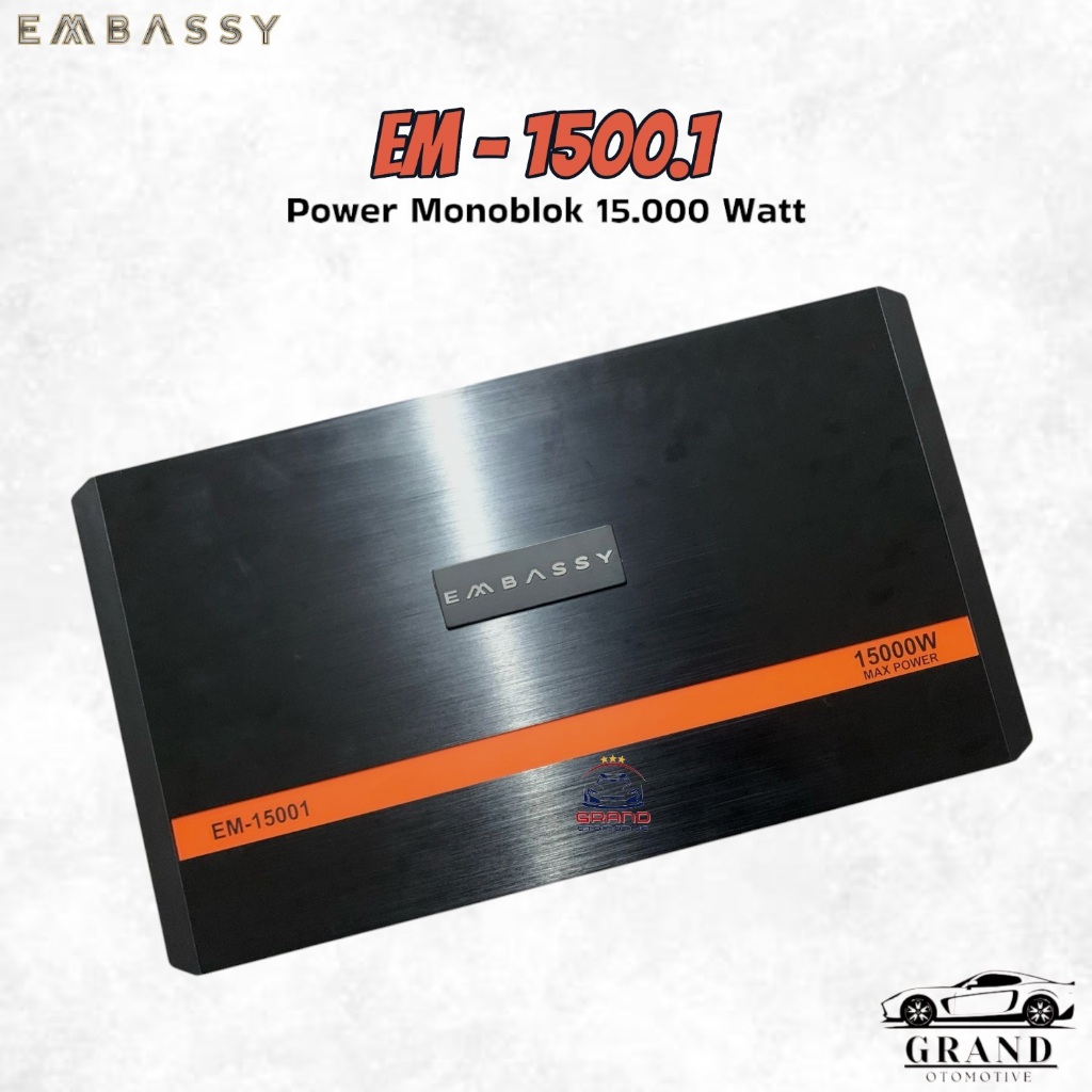 POWER MONOBLOCK EMBASSY 1500.1D class D,,tenaga super badak ORIGINAL TERMURAH