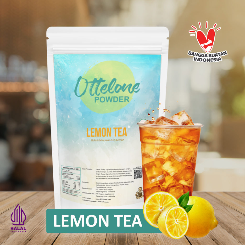 

Powder LEMON TEA 1000gr Bubuk Minuman Premium Merk OTTELONE