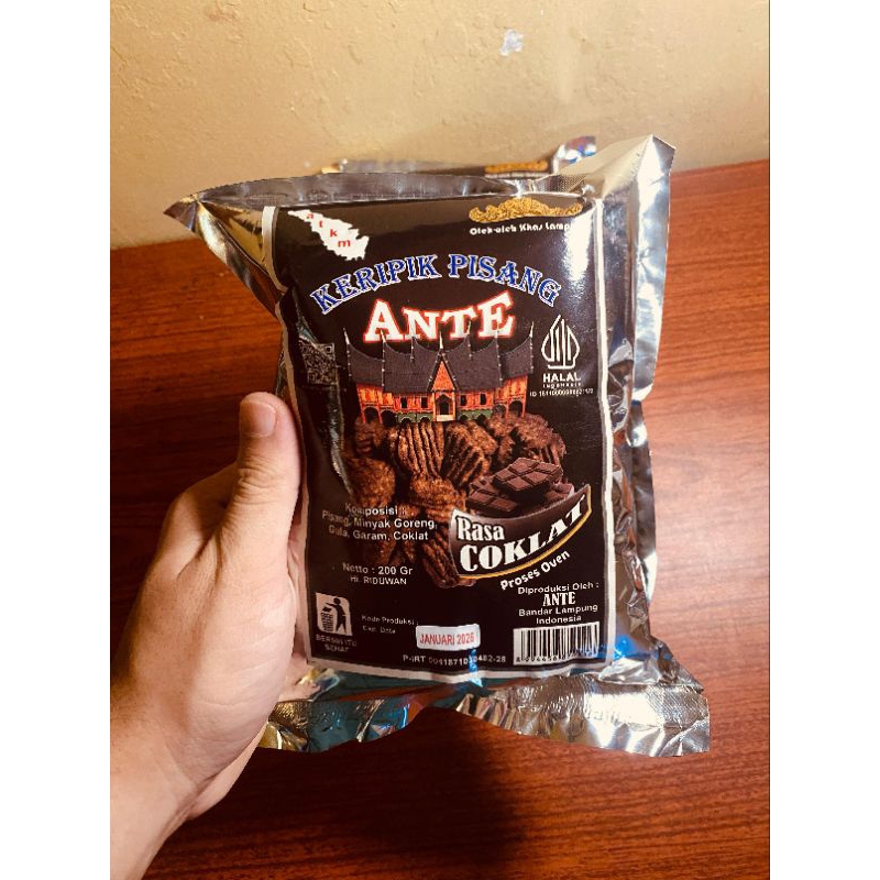 

Ante Keripik Pisang Coklat
