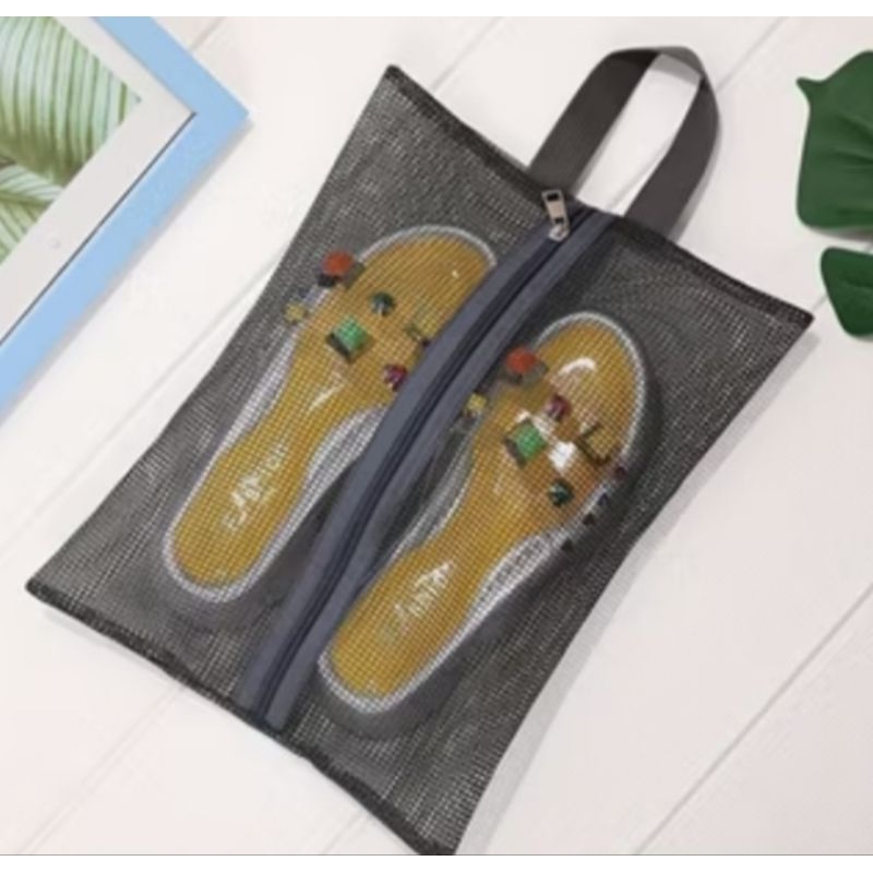 Tas Jaring Tempat Penyimpanan Sandal/Tas Jaring Portable Multifungsi