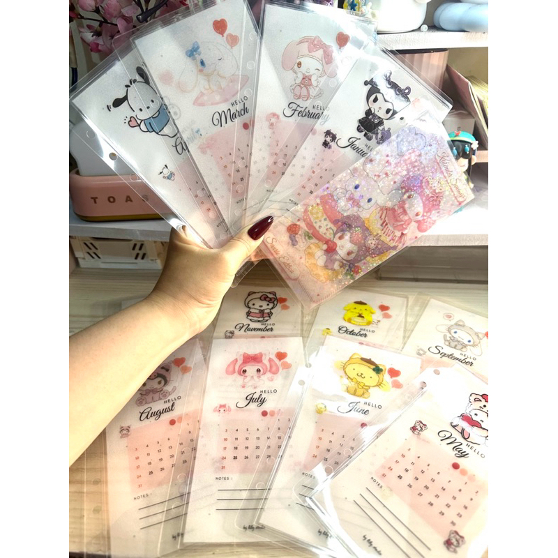 

CALENDAR SAVING CHALLENGE ENVELOPE SANRIO EDITION