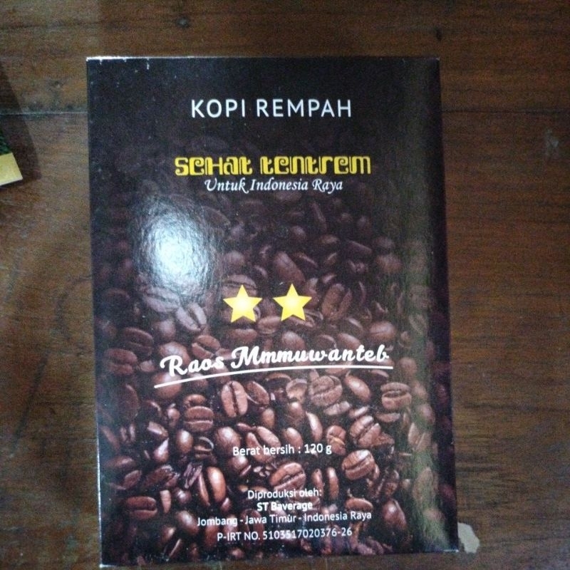 

KOPI RAOS MMMUWANTEB BINTANG2 DUA 120GRAM
