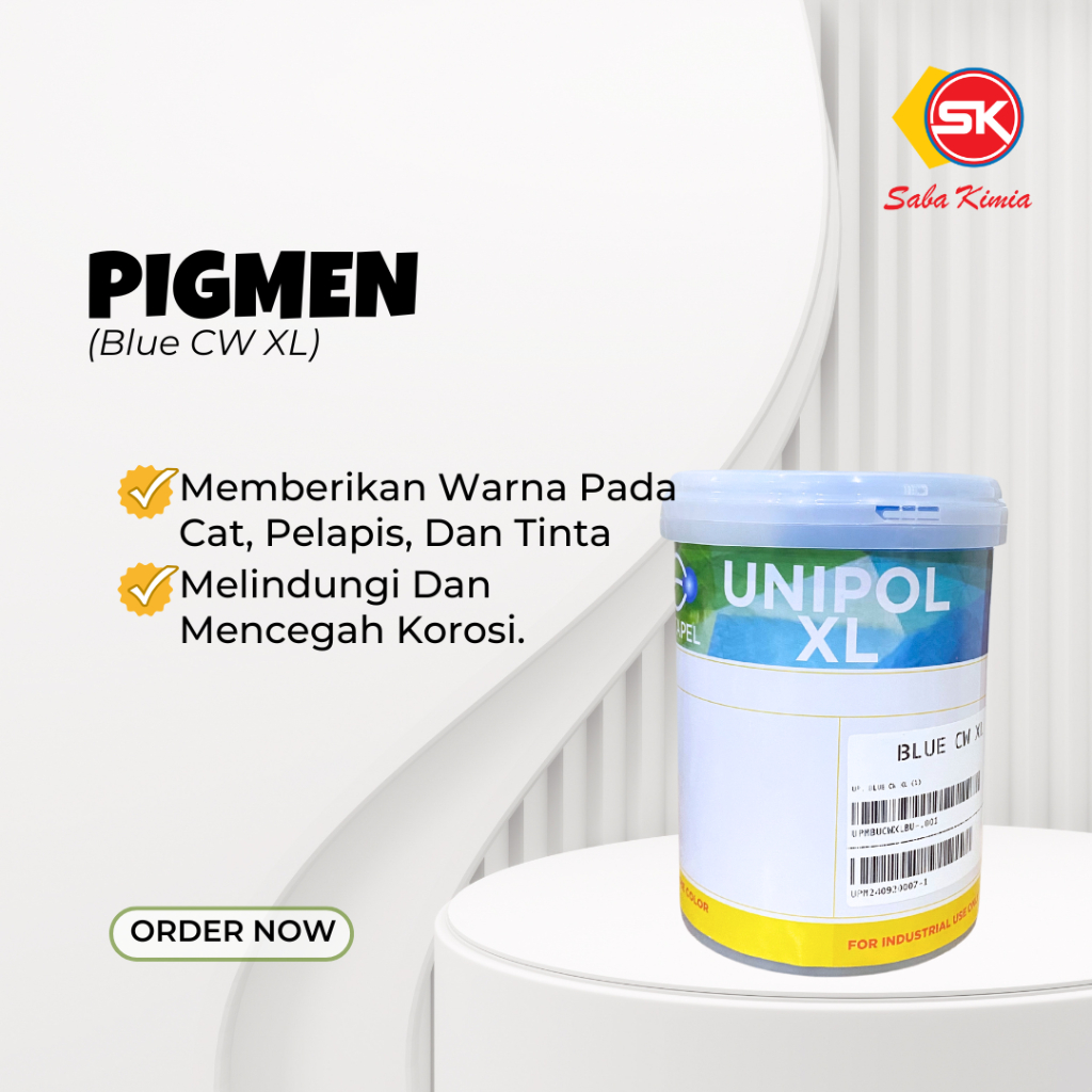

Warna Resin- Fiberglass / Pigmen Warna Biru Muda/ Blue CW Colorchem 1 Kg