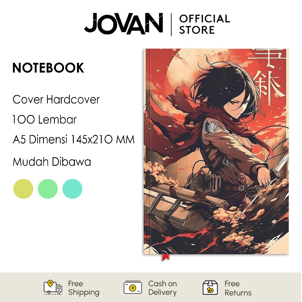 

Notebook Hardcover Custom Attack On Titan 23 Buku Tulis Catatan Note Agenda Planner Jurnal Diary Notebook Anime