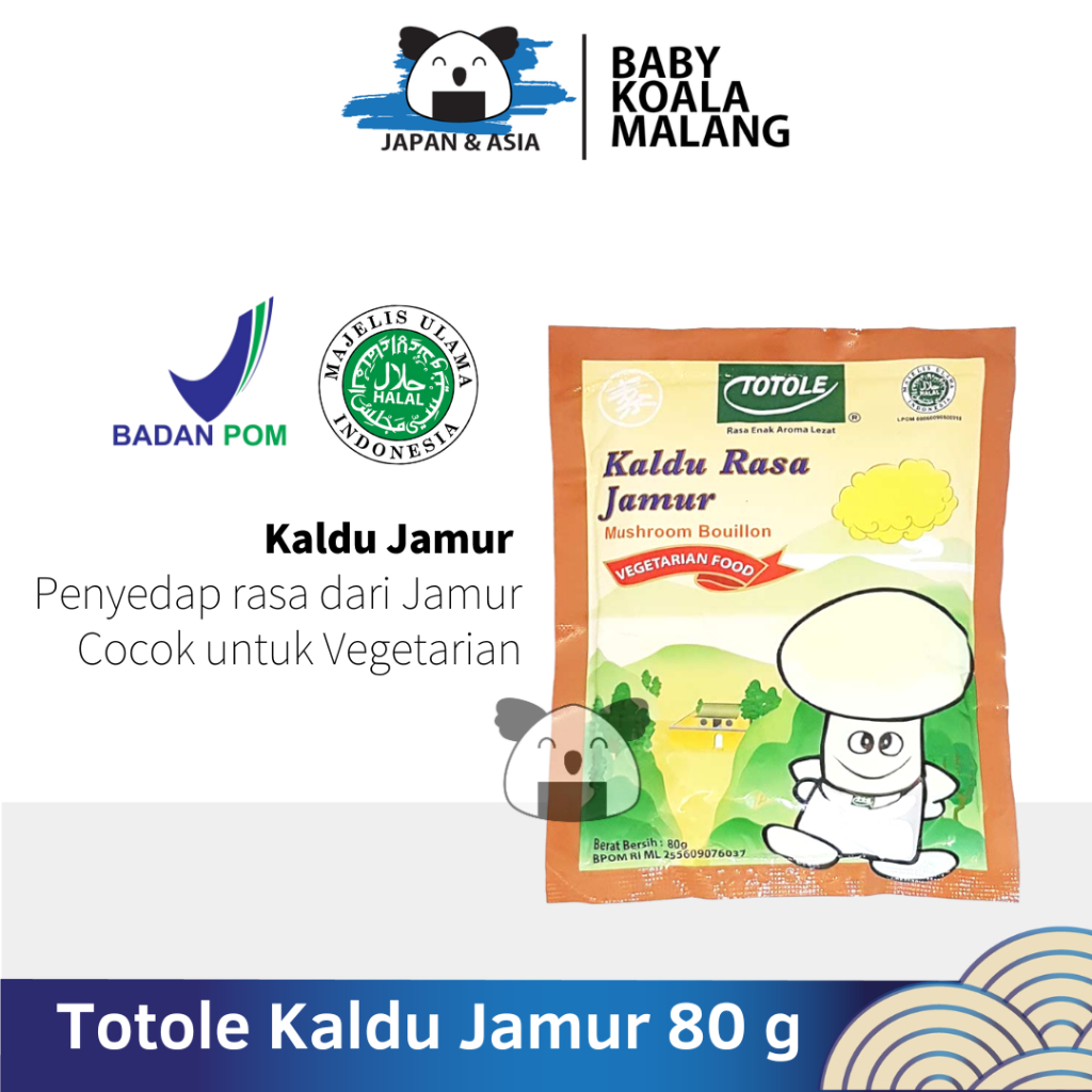 

TOTOLE Kaldu Vegan Kaldu Jamur 80 g Halal │ Import Mushroom Stock..