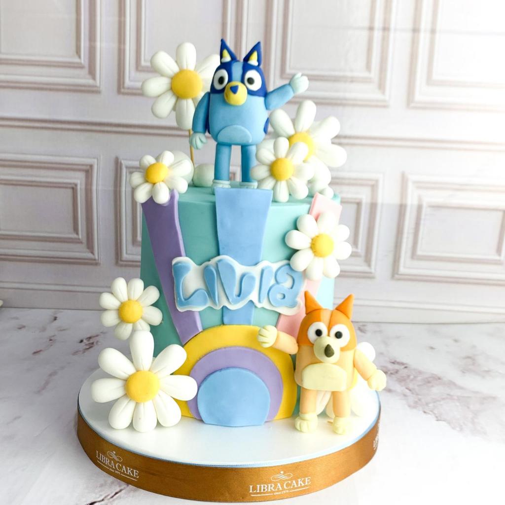 

Kue Ulang Tahun/Birthday cake/Kue ultah tema Bluey/Kue Birthday jakarta