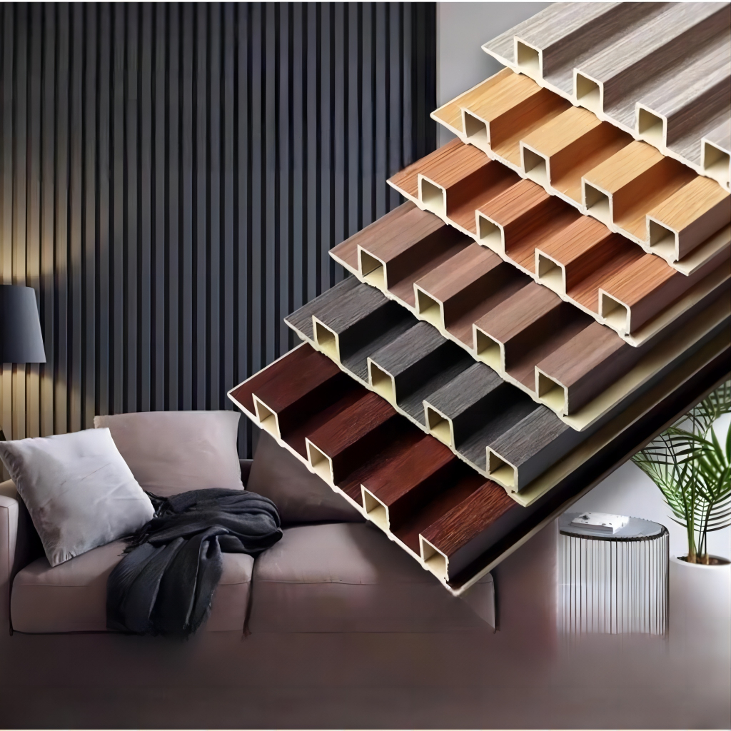【COD】WPC Panel Premium Tahan Air Panjang 3 Meter PVC KAYU / Wpc Wall Panel / Wall Panel Hiasan Dindi
