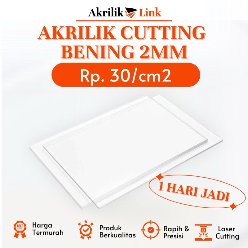 

[TERMURAH] CUSTOM AKRILIK CUTTING BENING 2MM