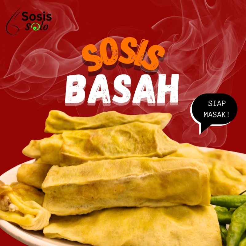 

Sosis basah khas solo isi 10