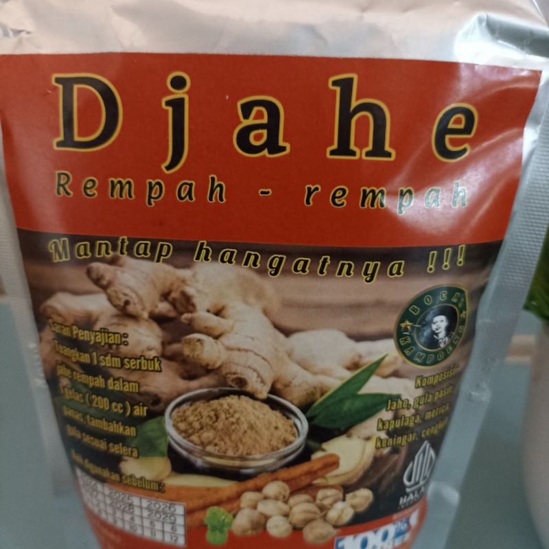 

SERBUK JAHE REMPAH MINUMAN REMPAH (NETTO: 300 GRAM CUKUP UNTUK 40 CANGKIR) OBAT FLU ALAMI OBAT BATUK OBAT NYERI OTOT OBAT NYERI SENDI