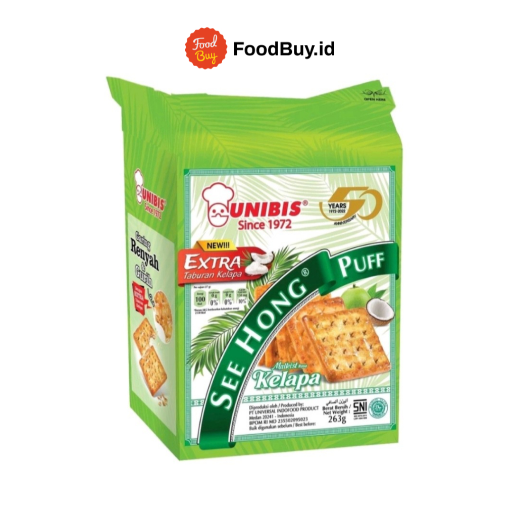

Unibis See Hong Puff Malkist Rasa Kelapa 263g