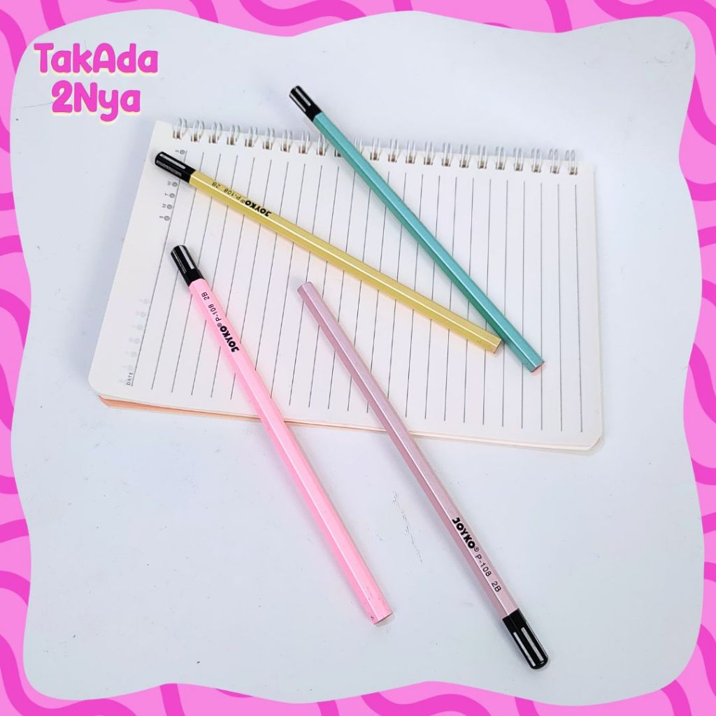 

Pensil Joyko Pearl P-108 2B Pencil Kayu Serut Warna Pastel Alat Tulis Sekolah Kantor Raut