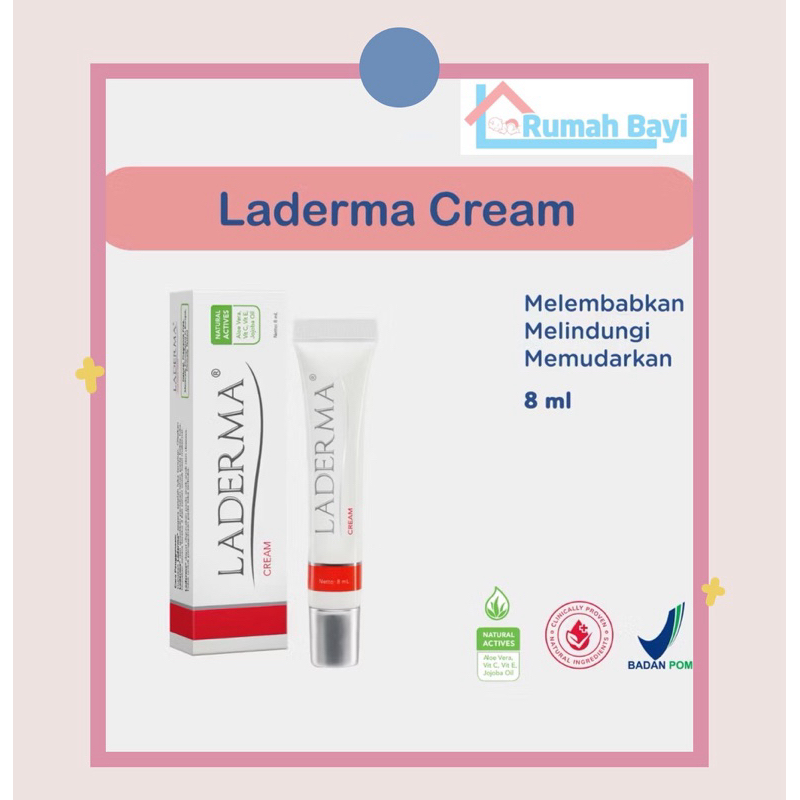 Laderma Cream 8 ml - Krim Bekas Luka Laderma Scar Repair Cream