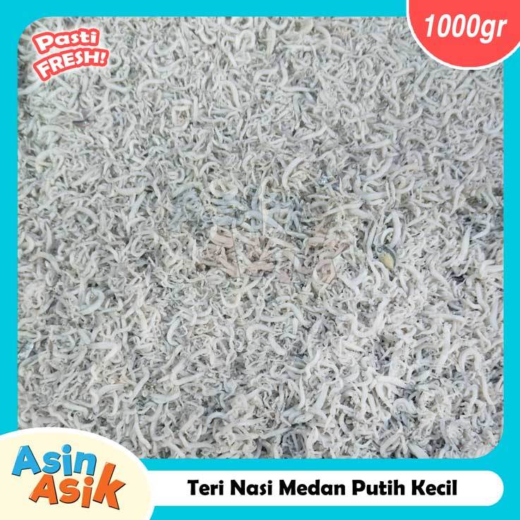 

Ikan Asin Teri Nasi Medan Putih Premium Kualitas Super Segar Fresh Top