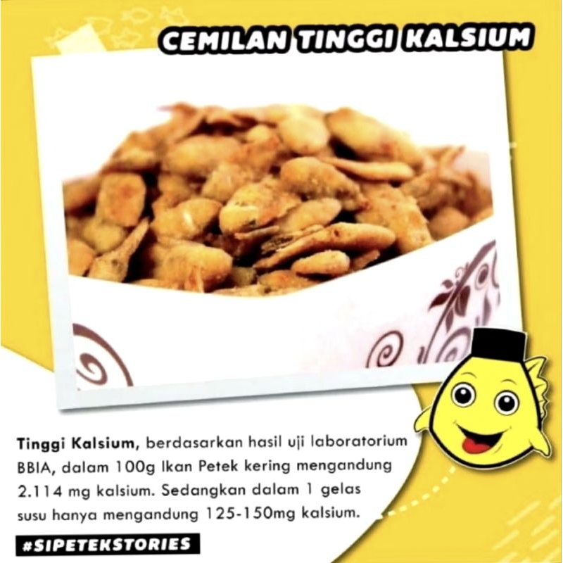 

SIPETEK CRISPY IKAN 50GR ORI/KEJU/RENDANG/PEDAS/BBQ BEBAS MSG