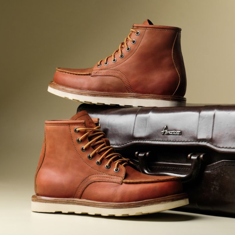 Piede - Campo Leather Sole – Moc Toe 7 Hole