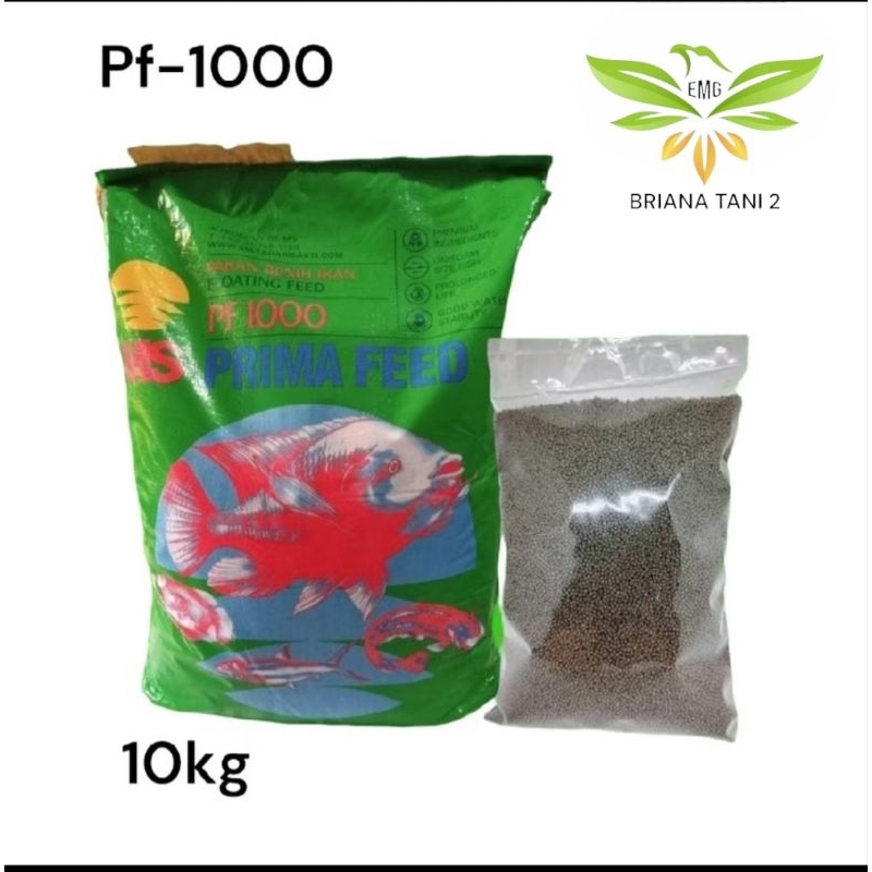 Karungan Pelet PF 1000 10kg Pakan IKan Berkualitas