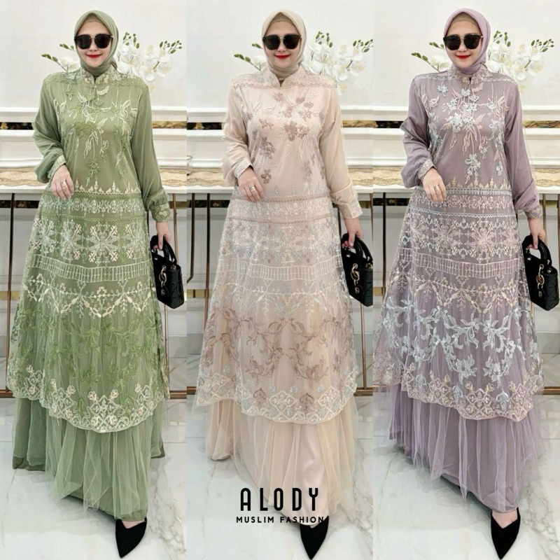 Shinbie Alody soraya dress by shinbie  - Gamis alody soraya dress - Soraya dress
