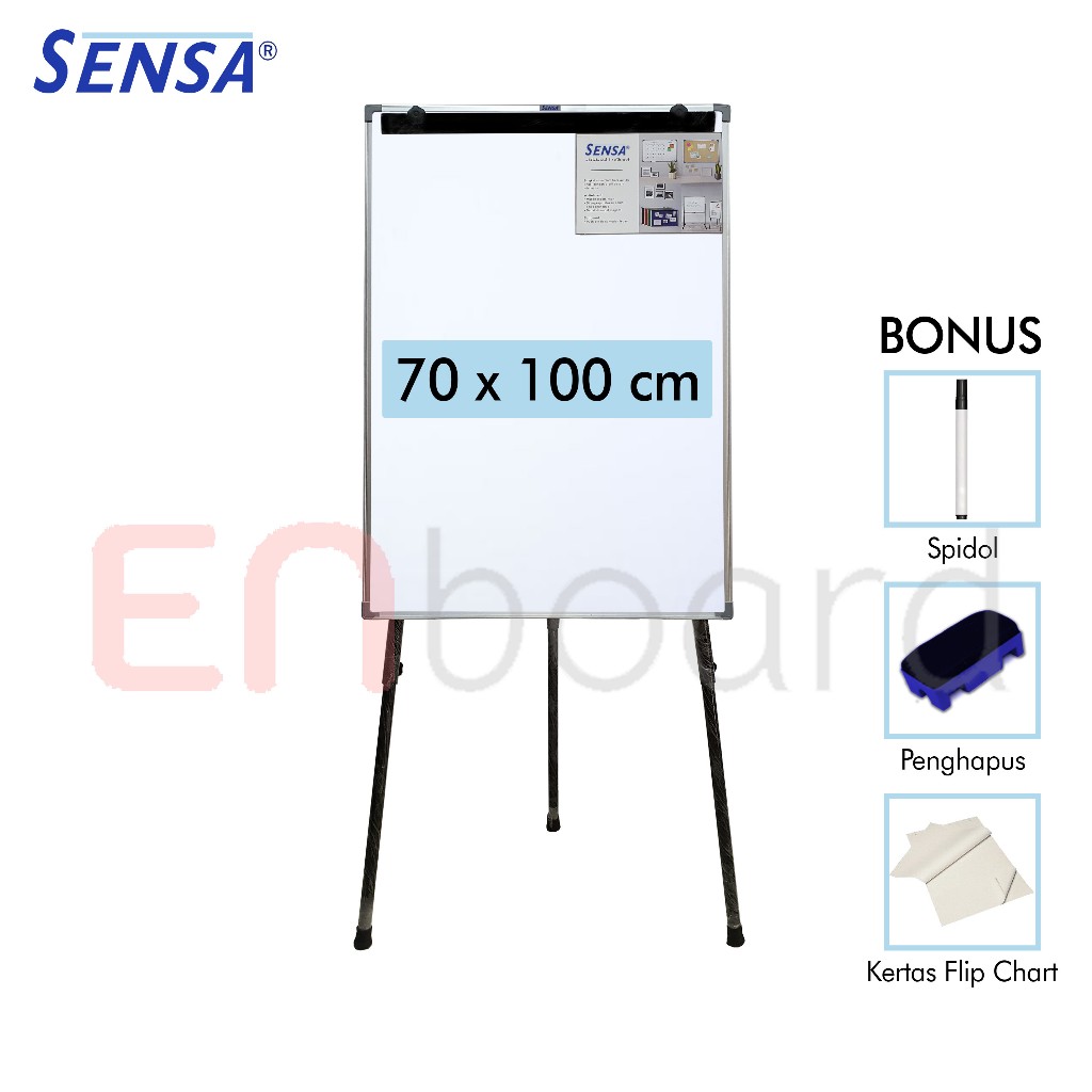 

Flip Chart / Flipchart / Papan Presentasi Sensa 70 x 100 cm