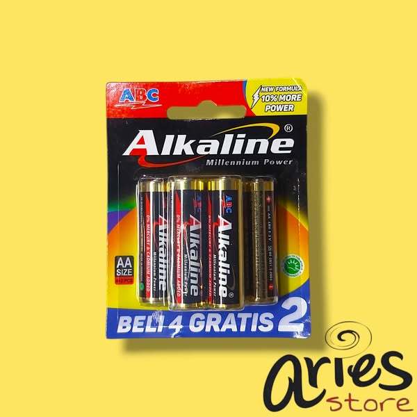 BATERAI ABC ALKALINE AA BATERAI ALKALINE SIZE AA