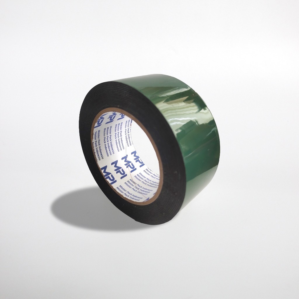 

Double Tape Foam Hitam Release Hijau 48 mm x 5 Meter - Master Pack Indonesia Bogor