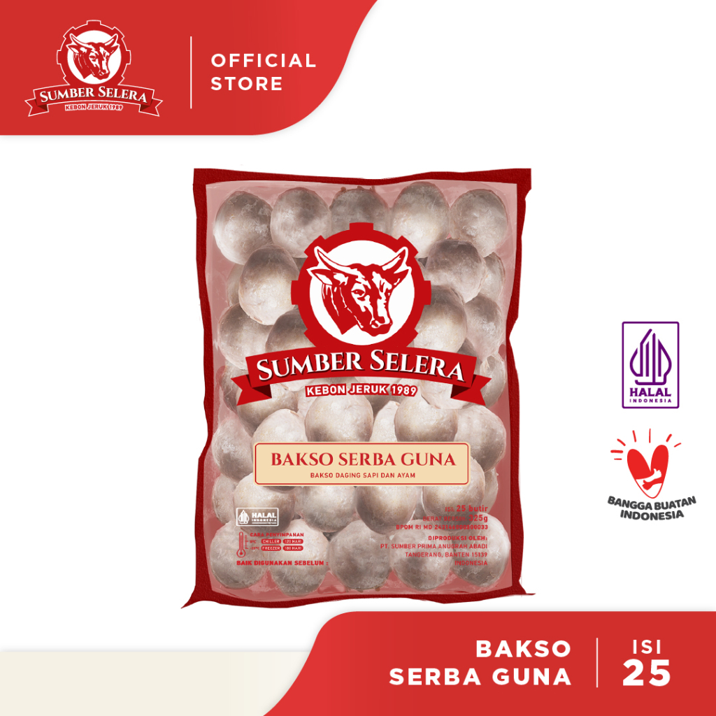 

Bakso Sumber Selera SB SERBAGUNA 25pcs
