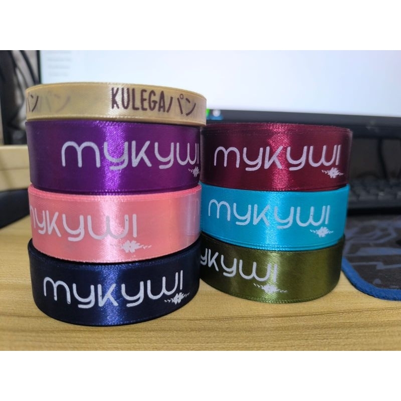 

pita satin/pita kado/hampers lebaran/pita custom/minimal 3 rol