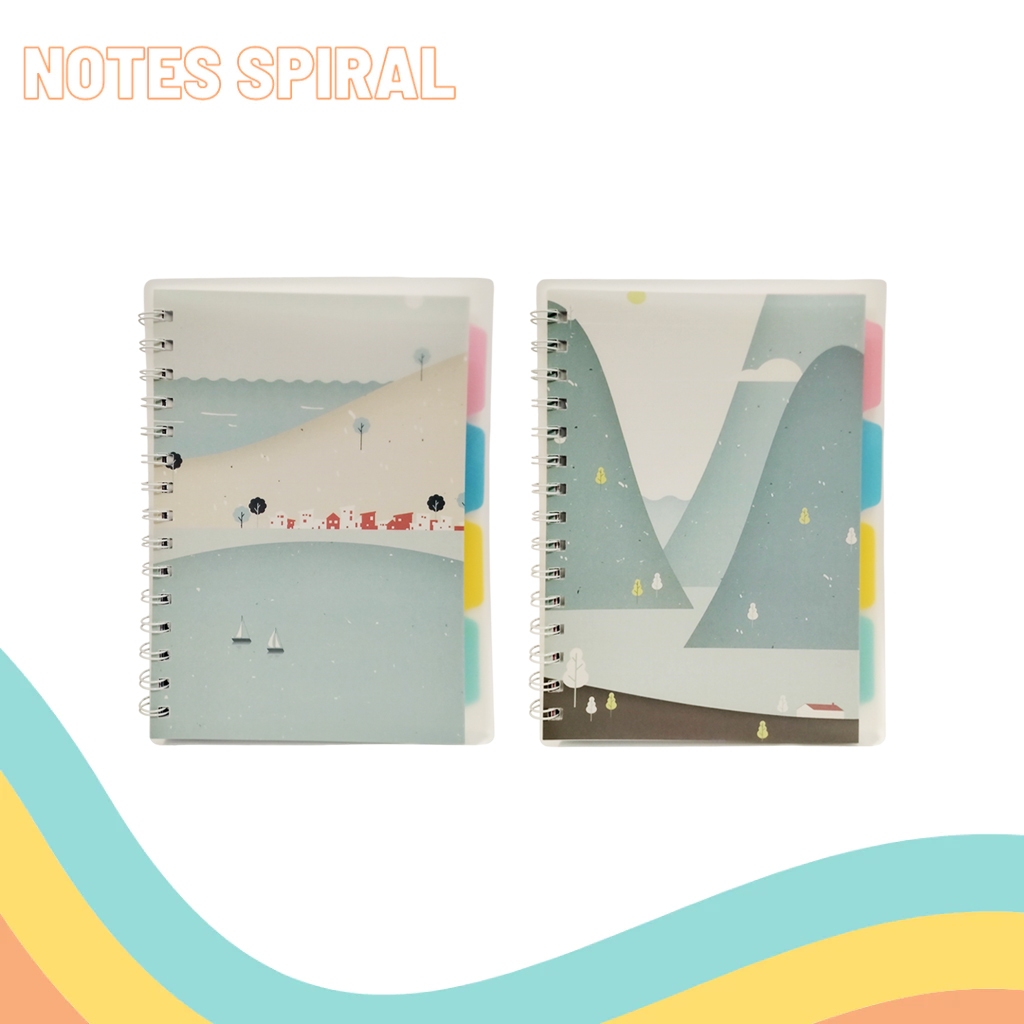 

NOTES SPIRAL A5 PP-8010 (1 PCS)